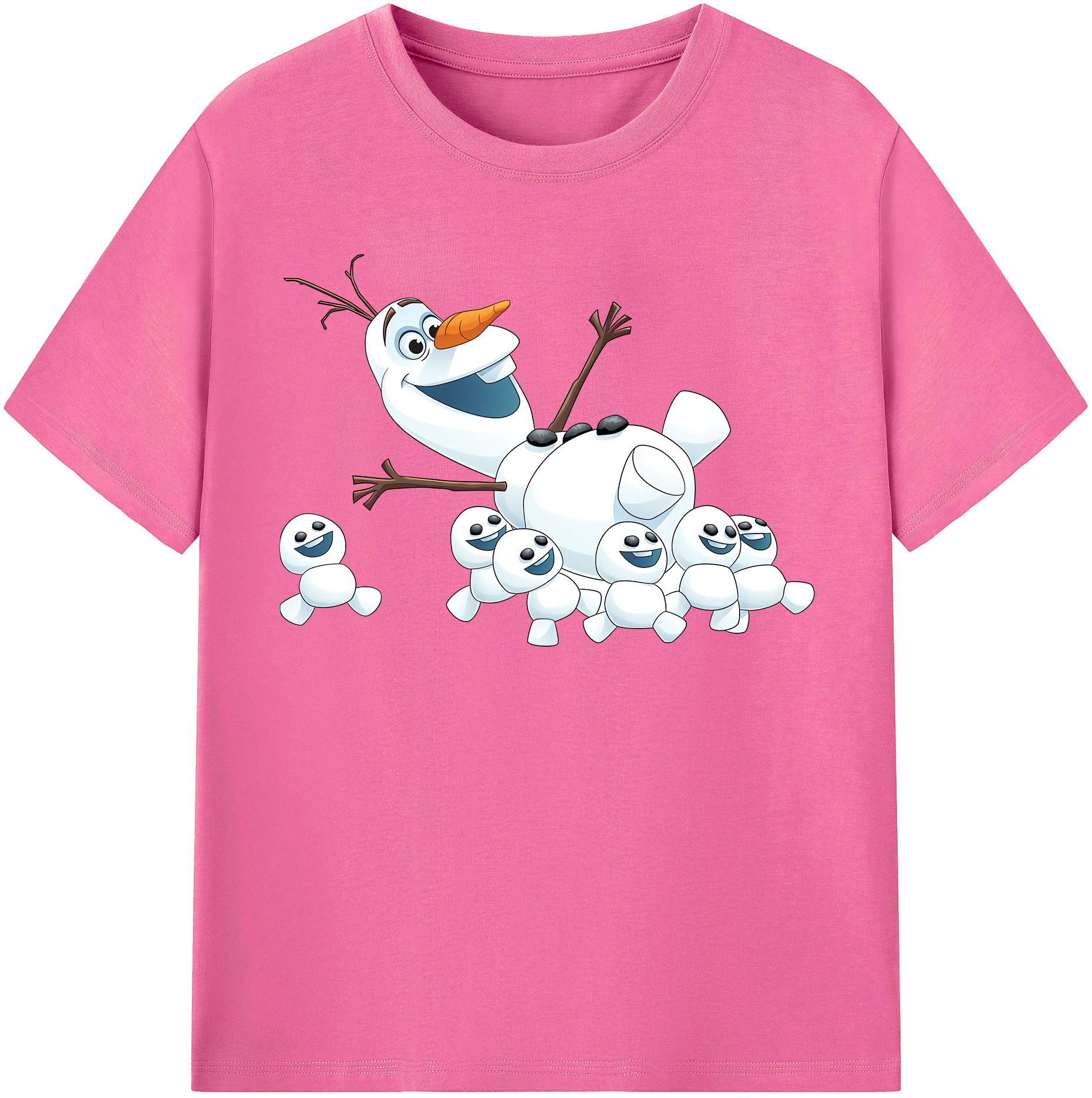 （画像用） アナと雪の女王 アンナ エルサ Frozen Anna Elsa レディースカジュアルプリントTシャツ（綿100％）